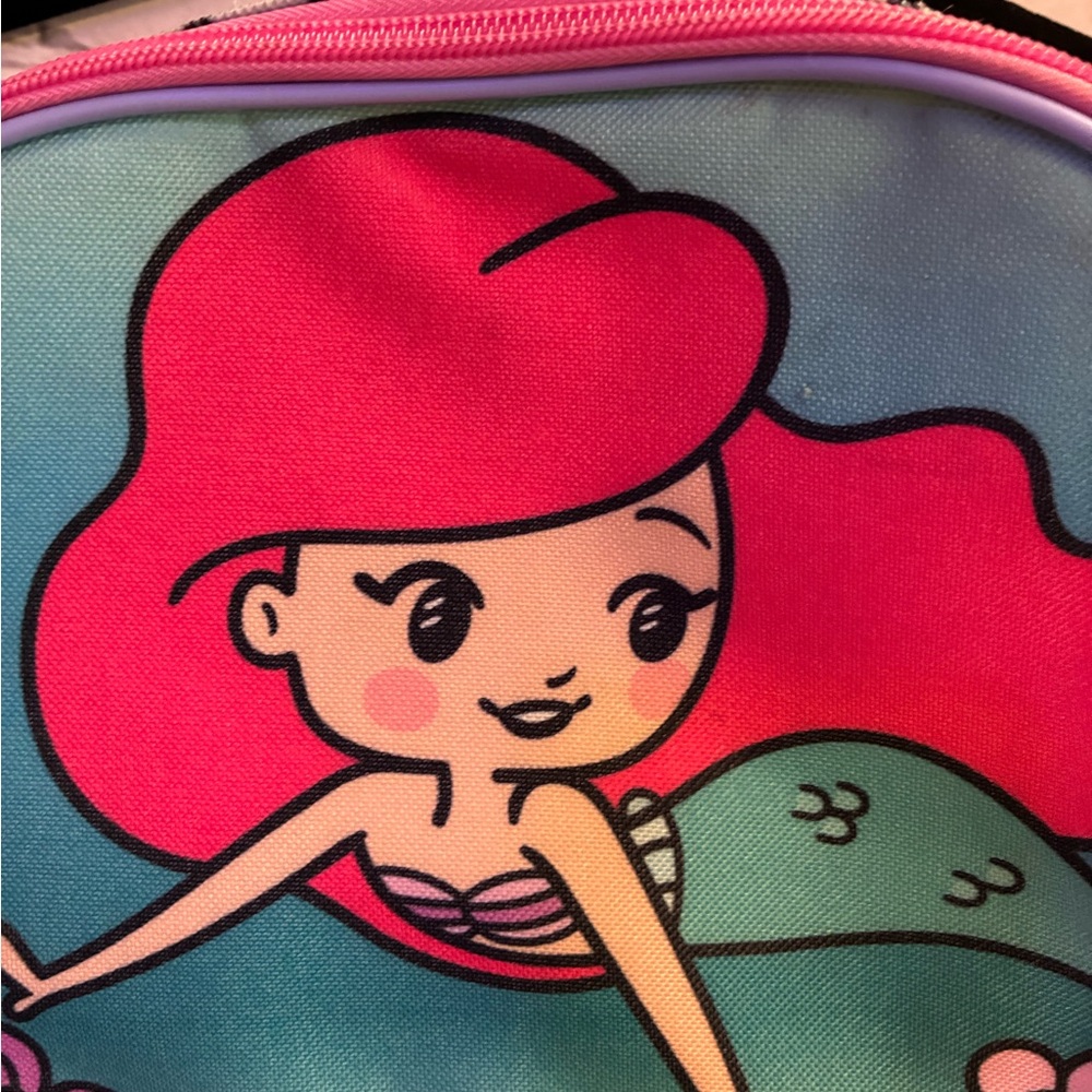 Disney Princess Ariel Bioworld Kids 3D Tail 12" Backpack The Little Mermaid GUC - Picture 14 of 16